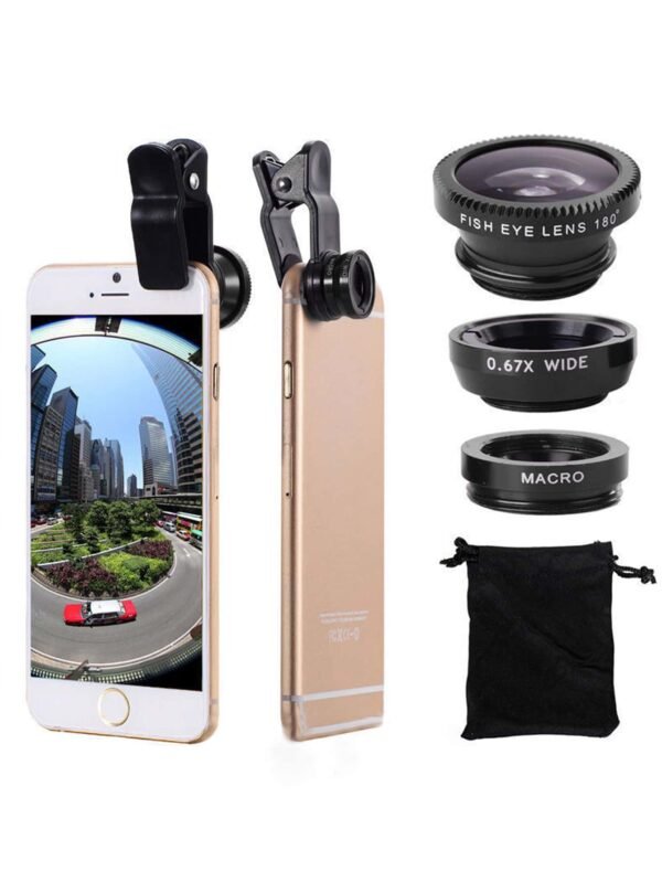 Kit objectif clip 3-en-1
