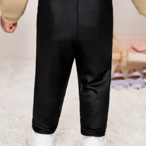 Legging uni doublé thermique