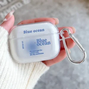 Coque silicone bleu océan