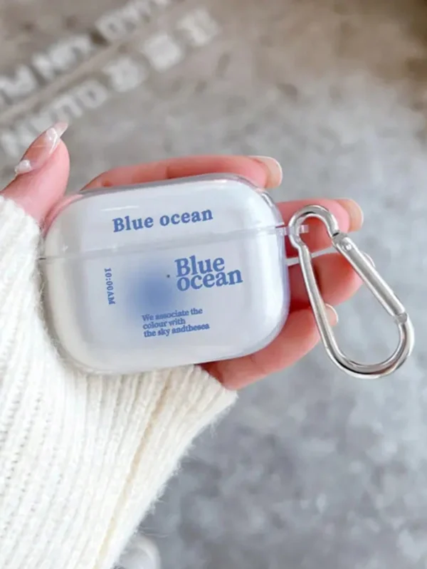 Coque silicone bleu océan
