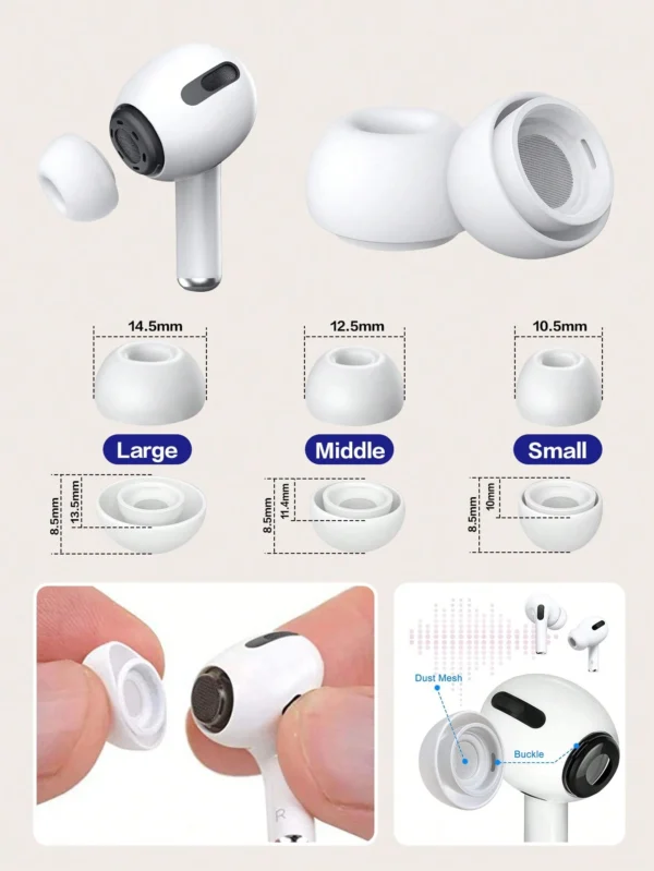 Embouts Apple 3 tailles – Image 2