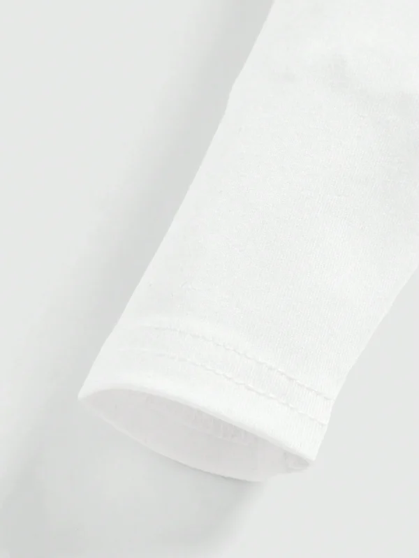 Pantalon long uni élastique – Image 3