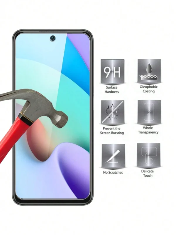 3 pcs verre HD Redmi – Image 4