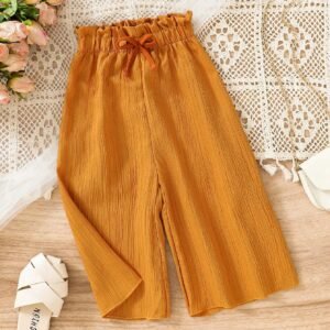Pantalon large nœud papillon