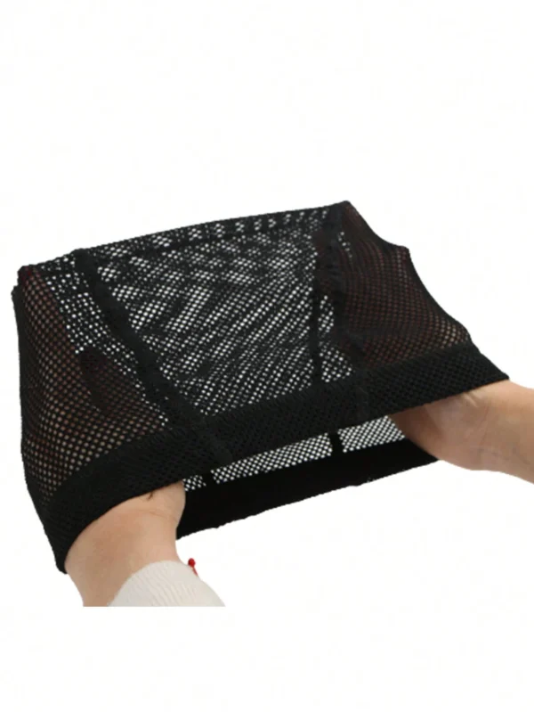 1 pc bonnet crochet maille – Image 3