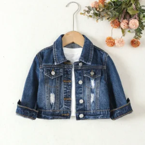 1 pc veste jean déchirée