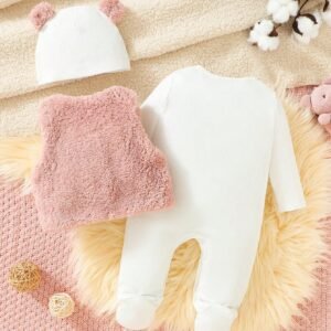 3 pcs veste ourson maison