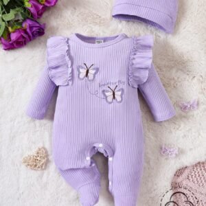 3 pcs pyjama papillon chapeau