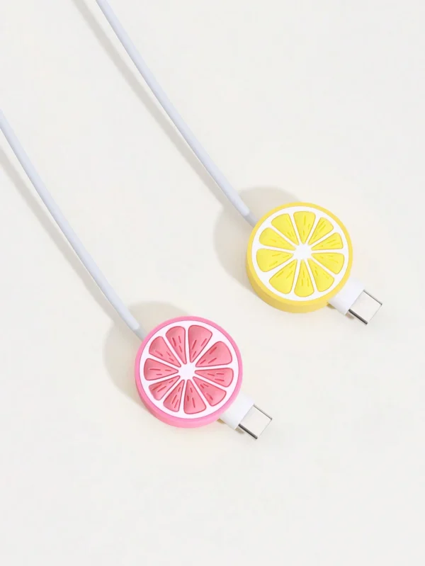 2 pcs étui orange