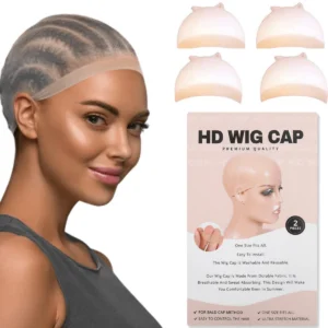 2 pcs bonnets perruque HD