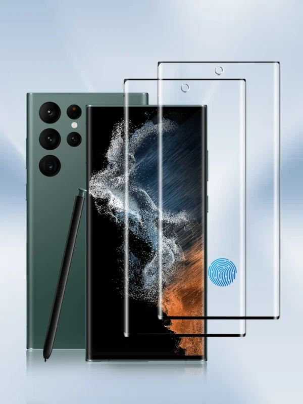 2 pièces verre incurvé Samsung