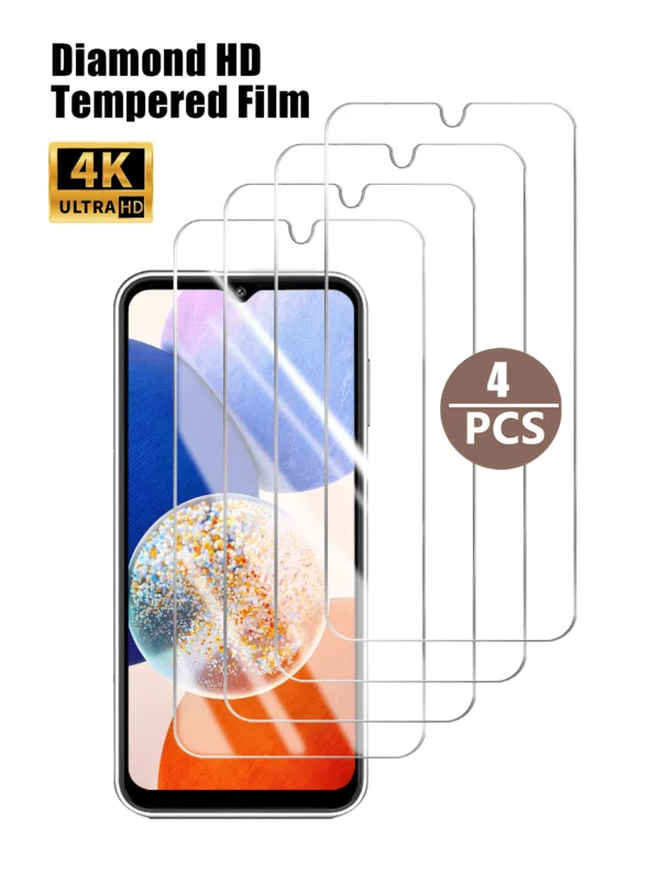 4 pcs verre Galaxy HD