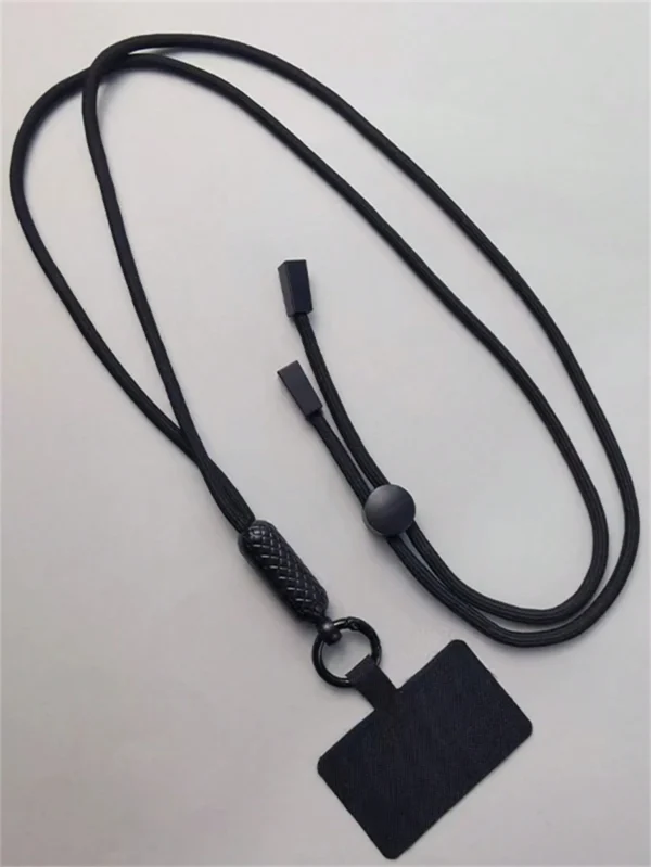 Dragonne noire élastique téléphone – Image 2