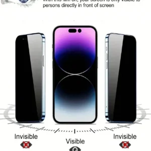 2 pcs verre privé iPhone