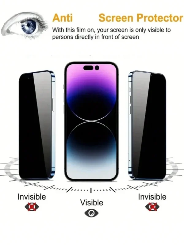 2 pcs verre privé iPhone – Image 2