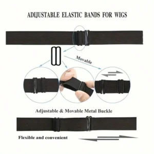5 pcs bandes élastiques perruque