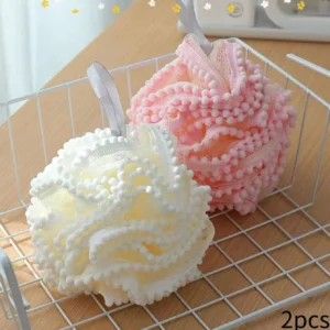 Boule bain exfoliante 2 pcs