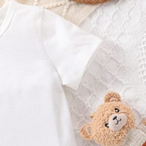 T-shirt col rond unicolore bébé