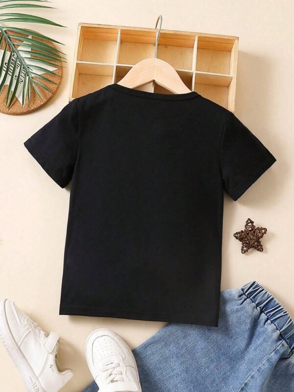 T-shirt manches courtes cœur bébé – Image 2