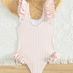 Body maillot bain volants