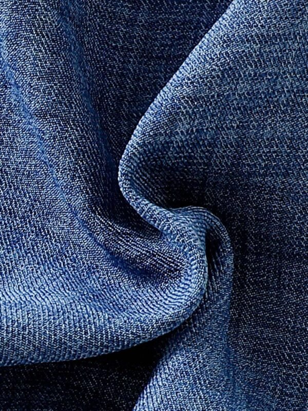 Barboteuse col froissé denim – Image 7