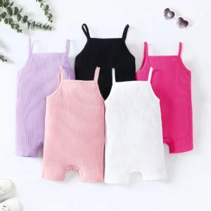 5 pcs combinaisons tricot uni