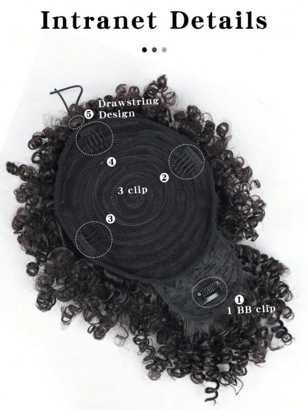 Queue cheval afro bouffante – Image 4