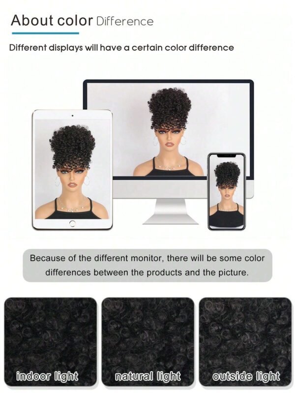Queue cheval afro bouffante – Image 8