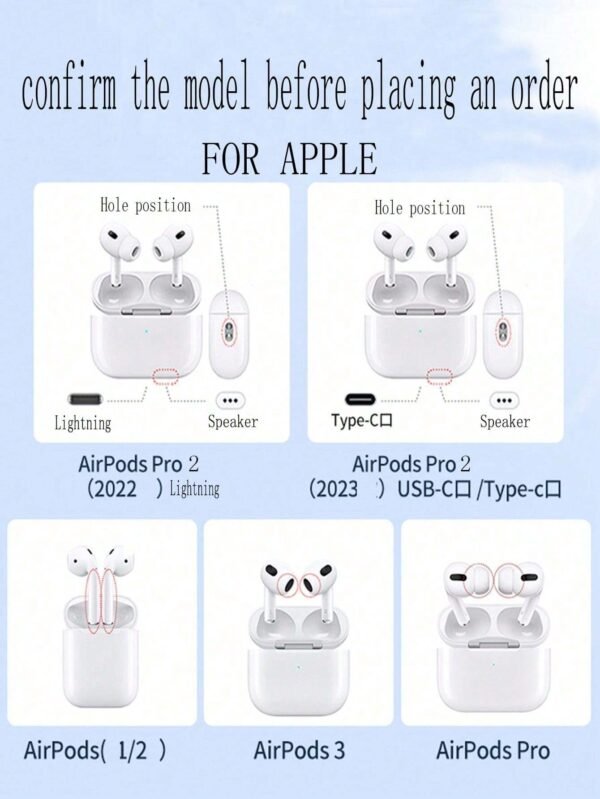 Coque coquillage rose AirPods – Image 6