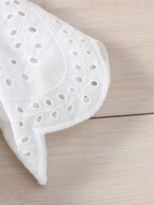 Blouse manches courtes broderie – Image 4