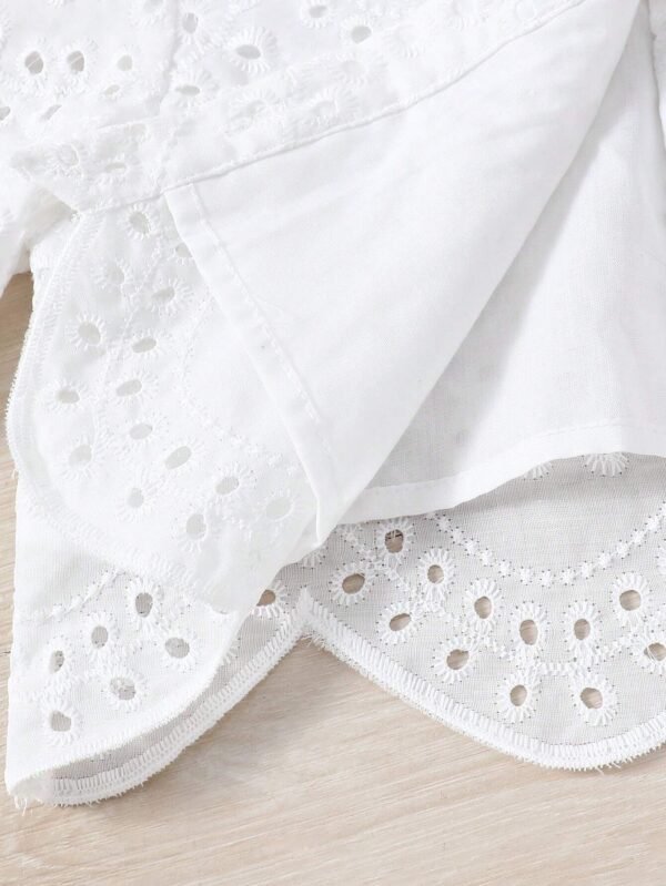 Blouse manches courtes broderie – Image 5