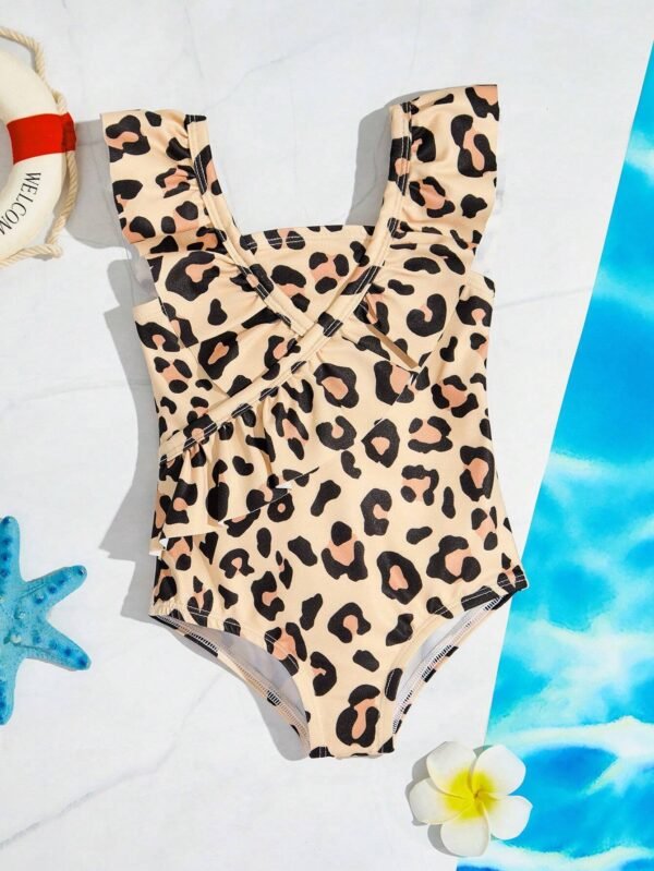Maillot bain léopard volants