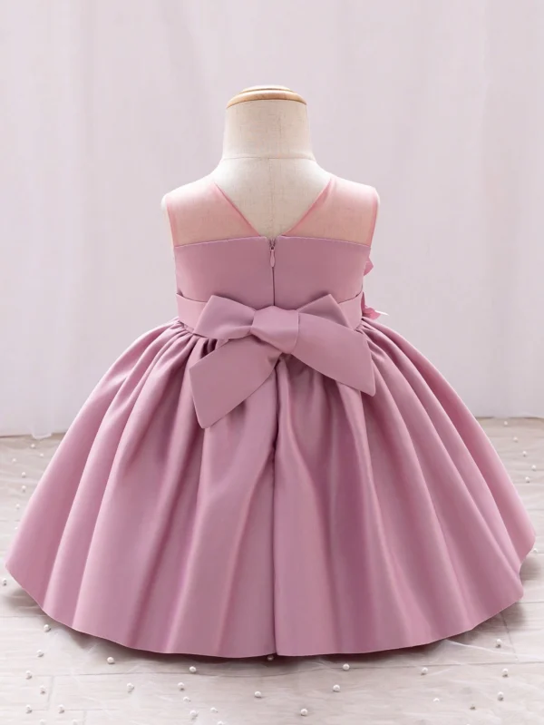 Robe cérémonie fêtes rose – Image 2