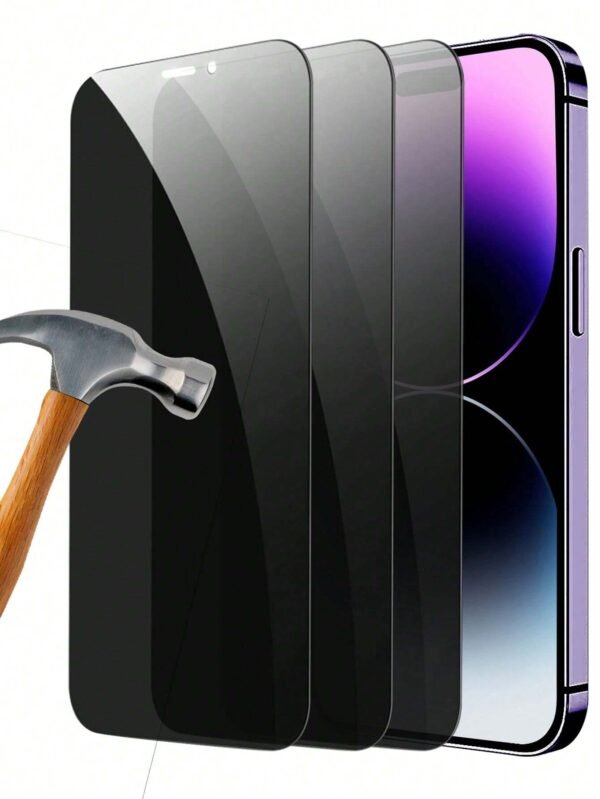 3 pcs verre privé iPhone
