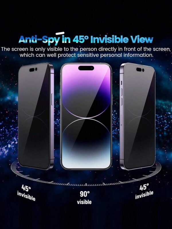 3 pcs verre privé iPhone – Image 3