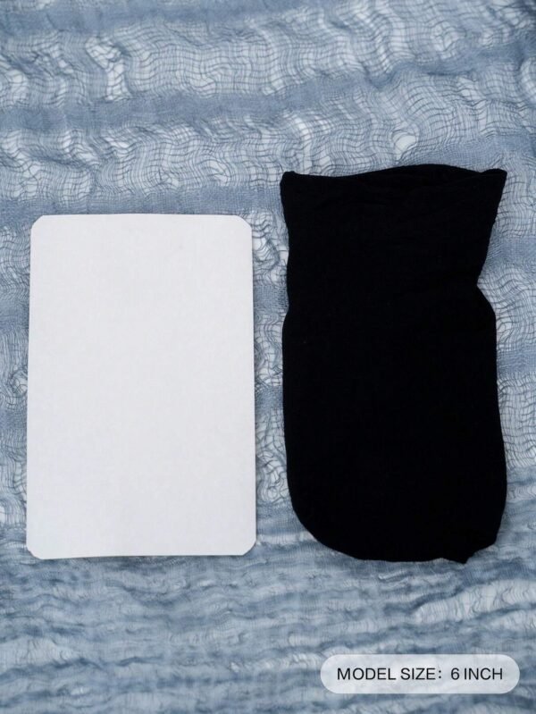 1 pc chapeau noir perruque – Image 3