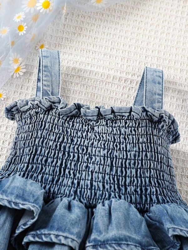Salopette volants patchwork – Image 3