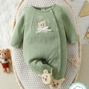 1 pcs grenouillère ours bébé