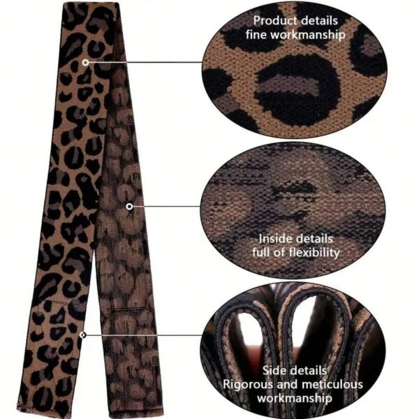 1 pc bande élastique léopard – Image 2