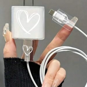 Étui cœur chargeur Apple