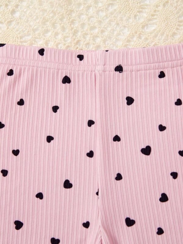 2 pcs pyjama cœurs débardeur – Image 4