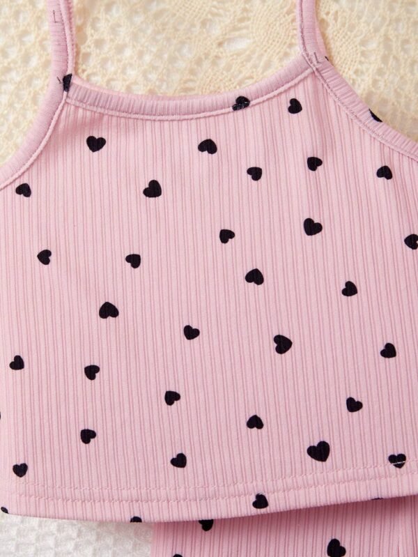 2 pcs pyjama cœurs débardeur – Image 5