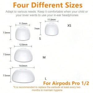 Silicone blanc AirPods Pro 2 pcs