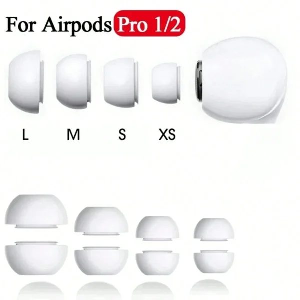 Silicone blanc AirPods Pro 2 pcs – Image 9