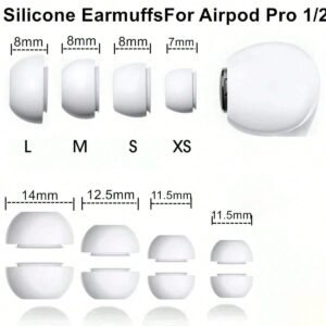 Silicone blanc AirPods Pro 2 pcs