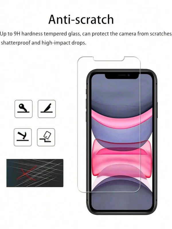 3 pcs verre iPhone HD – Image 4