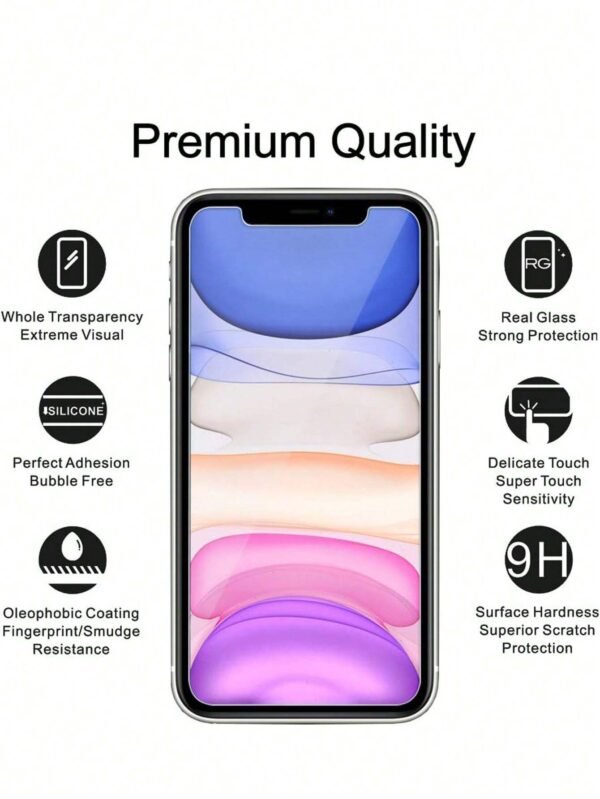 3 pcs verre iPhone HD – Image 5