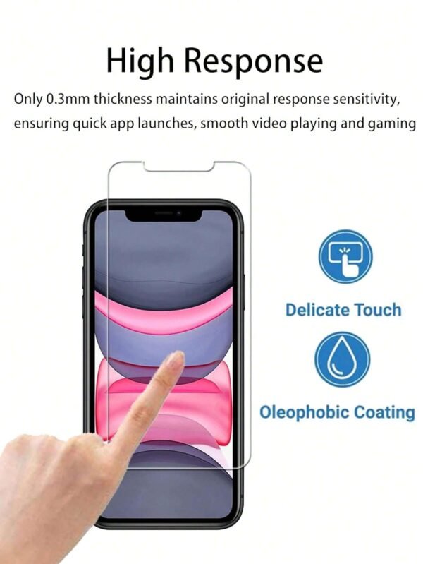 3 pcs verre iPhone HD – Image 3