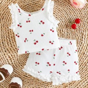 Top cerise short