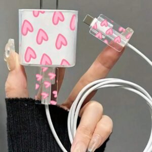 Étui chargeur cœur